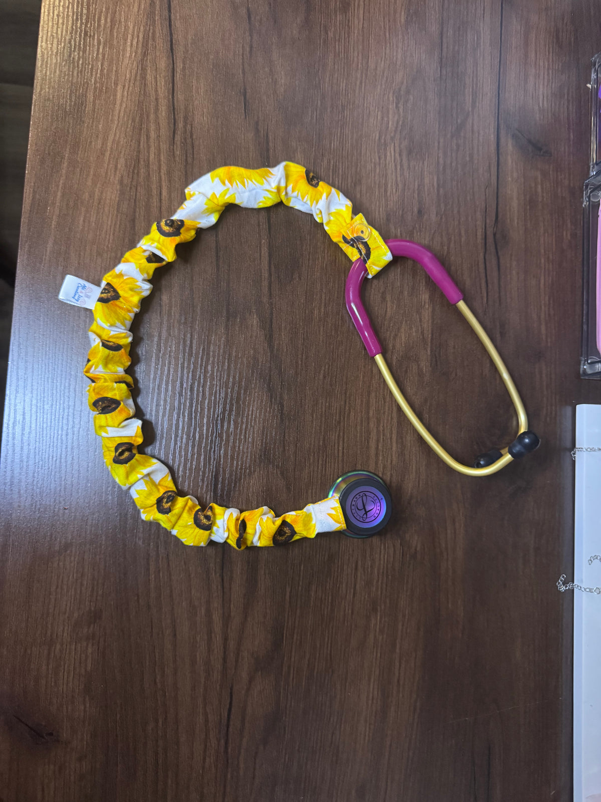 Sunflower Stethoscope Cover
