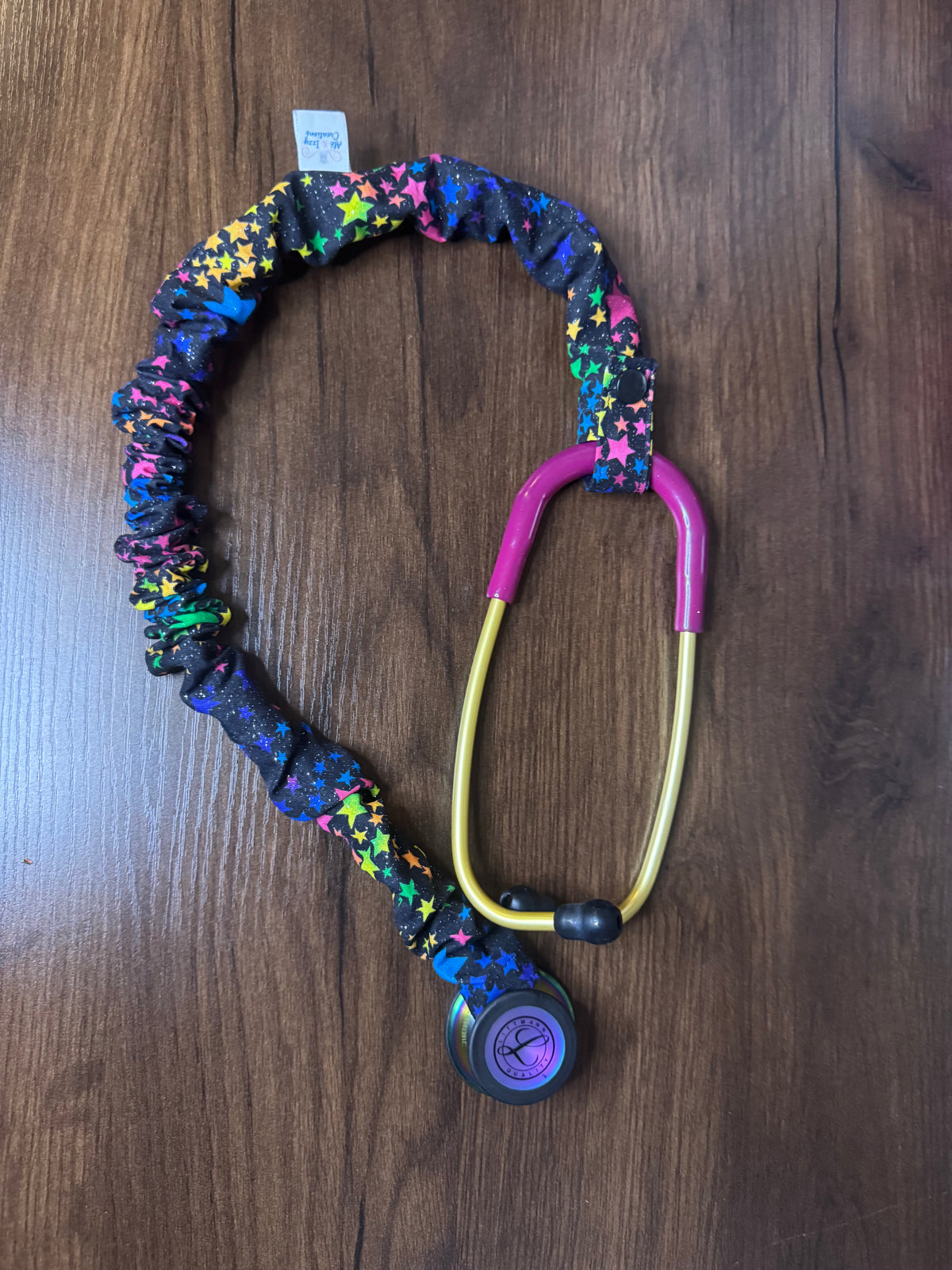Neon Rock Star Stethoscope Cover