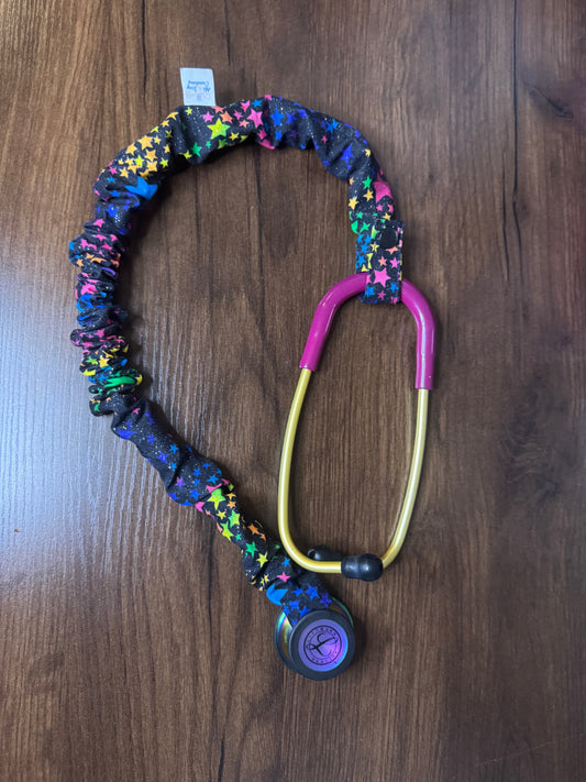 Neon Rock Star Stethoscope Cover